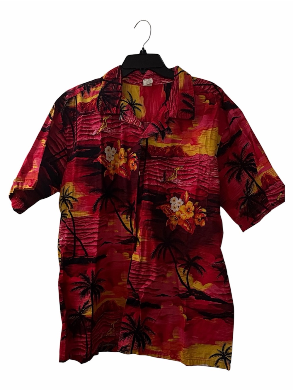 Palmwave Hawaii Tropical Hawaiian Short Sleeve Shirt